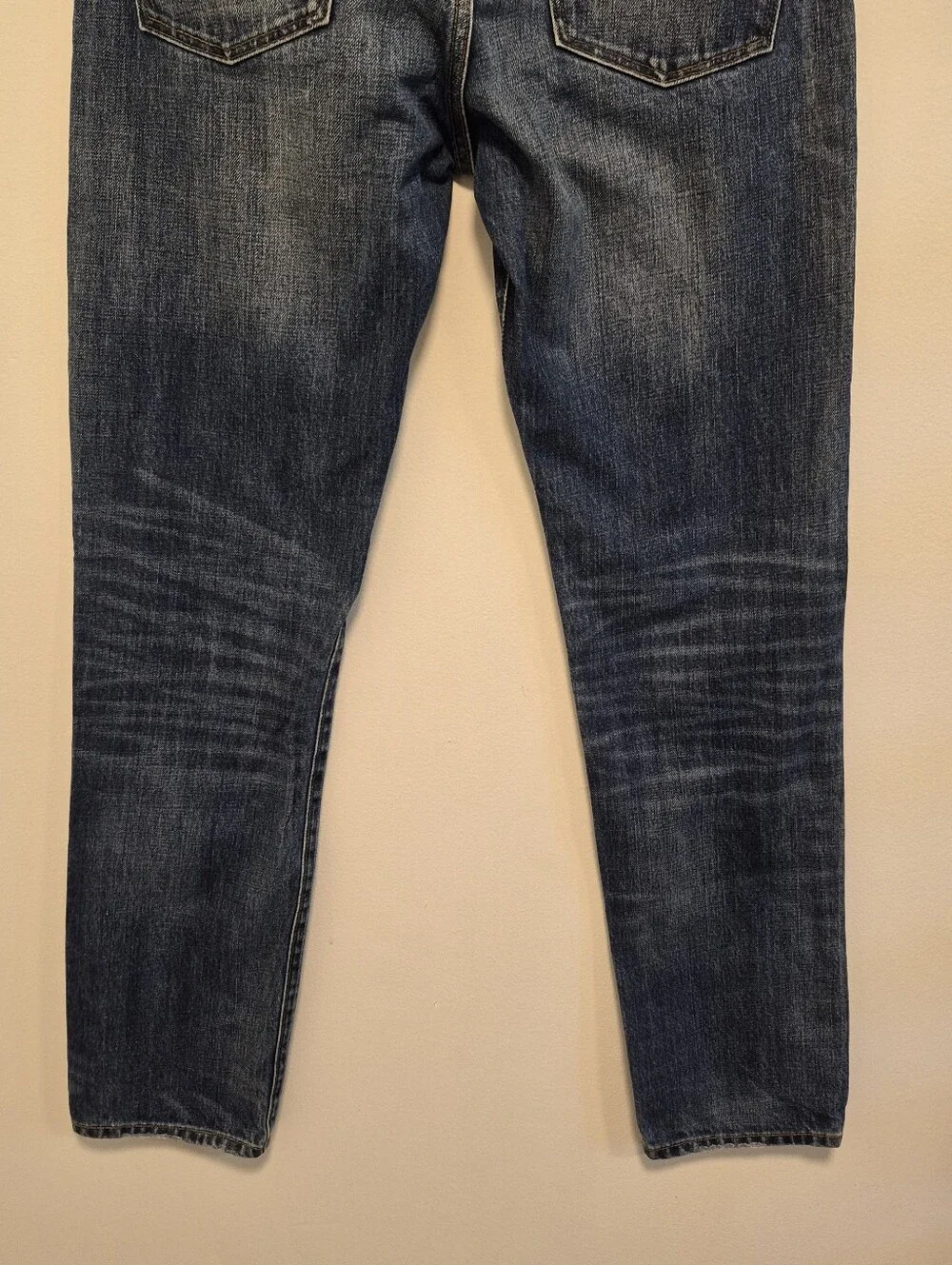 J.Crew 770 Straight Jeans Kaihara Japanese Denim Blue Dark Wash Men's Sz 29x32